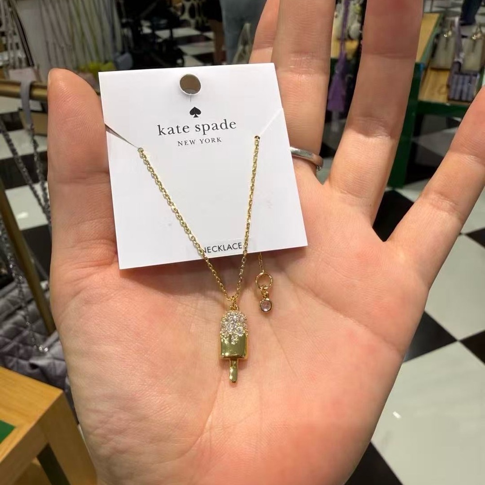 Brand New! Kate Spade’s Gold Popsicle Necklace!